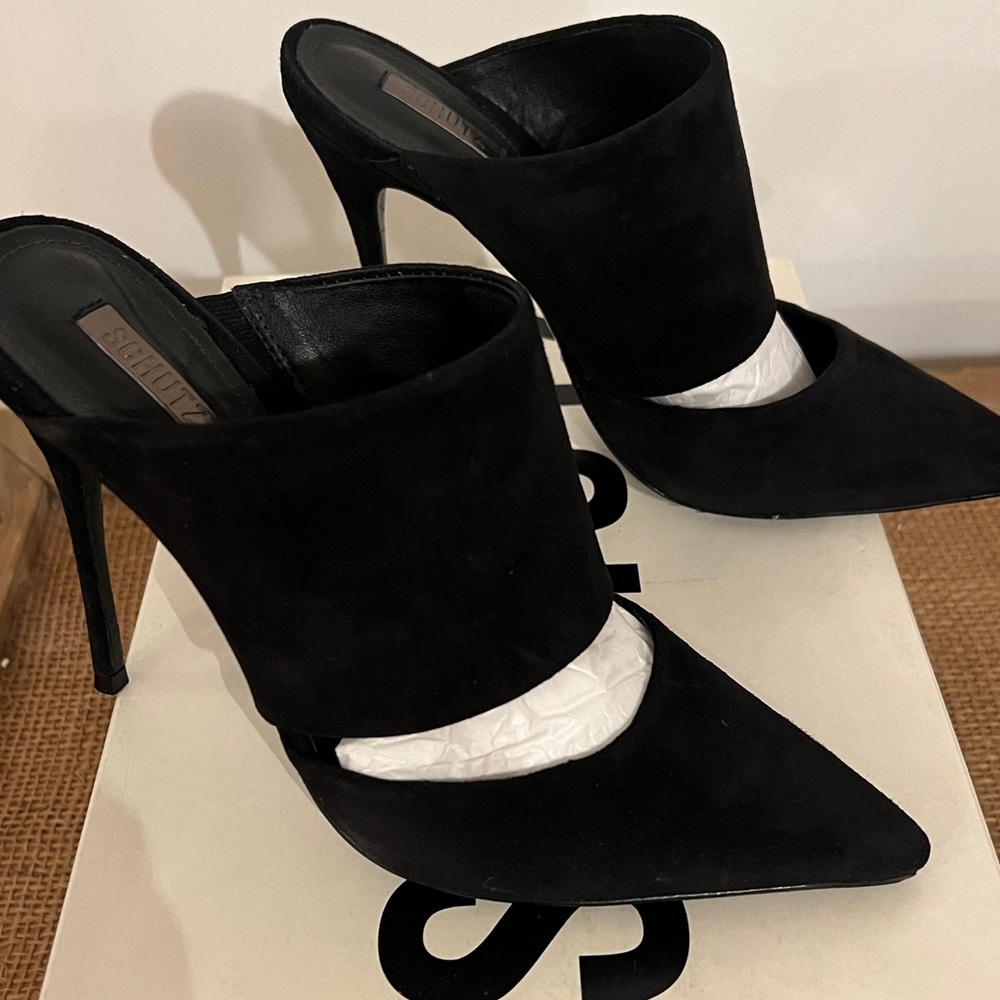 Chic Schutz Quereda Women's Black Heels - NIB - Picture 3 of 4